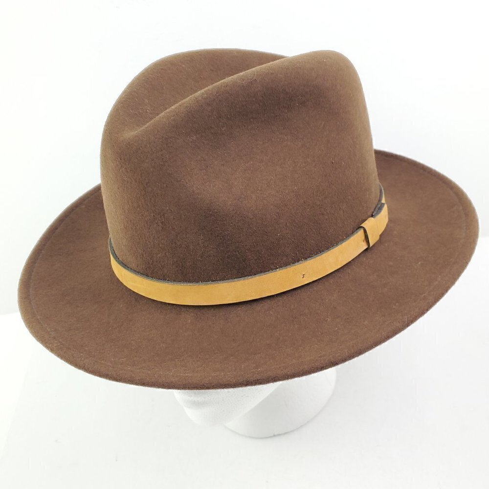 Dorfman Pacific Wool Felt Hat Indiana Jones Style Vintage Made in USA Medium